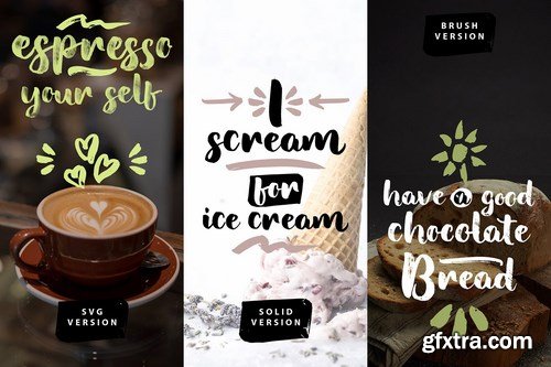 Soondae Natural & Organic Brush Font