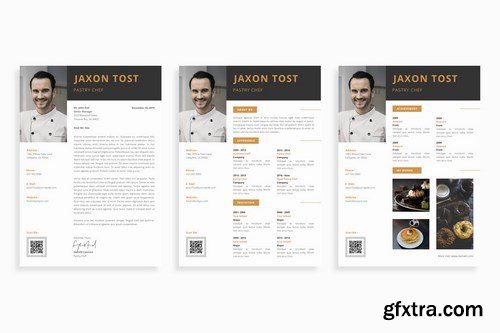 Professional Creative CV Resume Set - Liovly