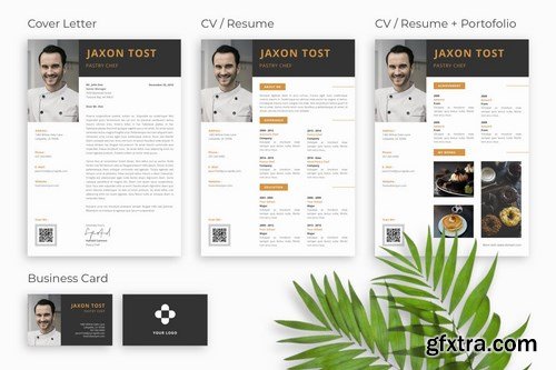 Professional Creative CV Resume Set - Liovly