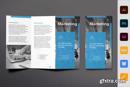 Marketing Firm Poster Flyer Business Card Brochure Bifold Trifold