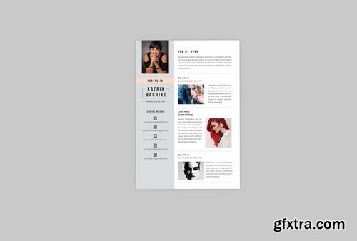 Make up Artist Resume Designer