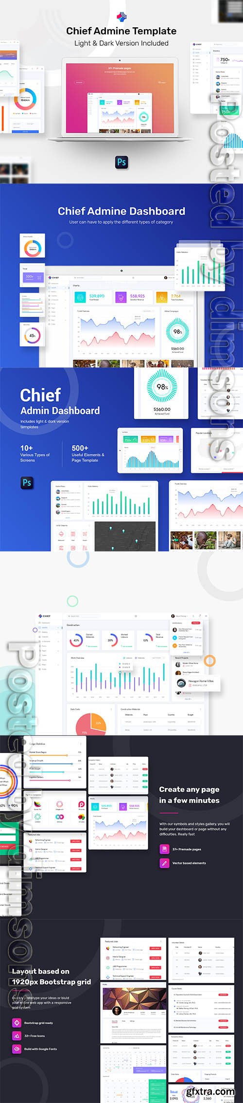 Chief - Admin Dashboard UI Kit