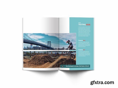 Bicycle A4 Brochure Template