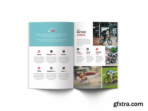 Bicycle A4 Brochure Template