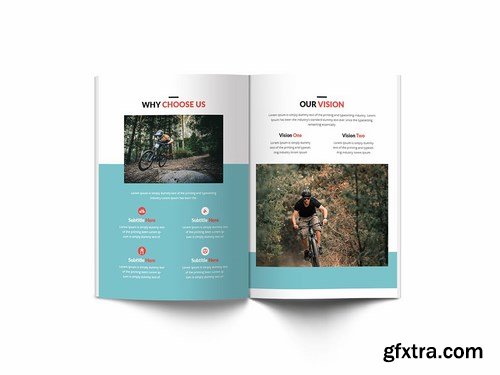 Bicycle A4 Brochure Template