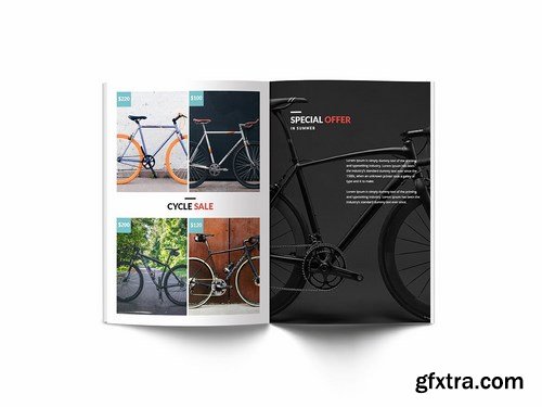 Bicycle A4 Brochure Template