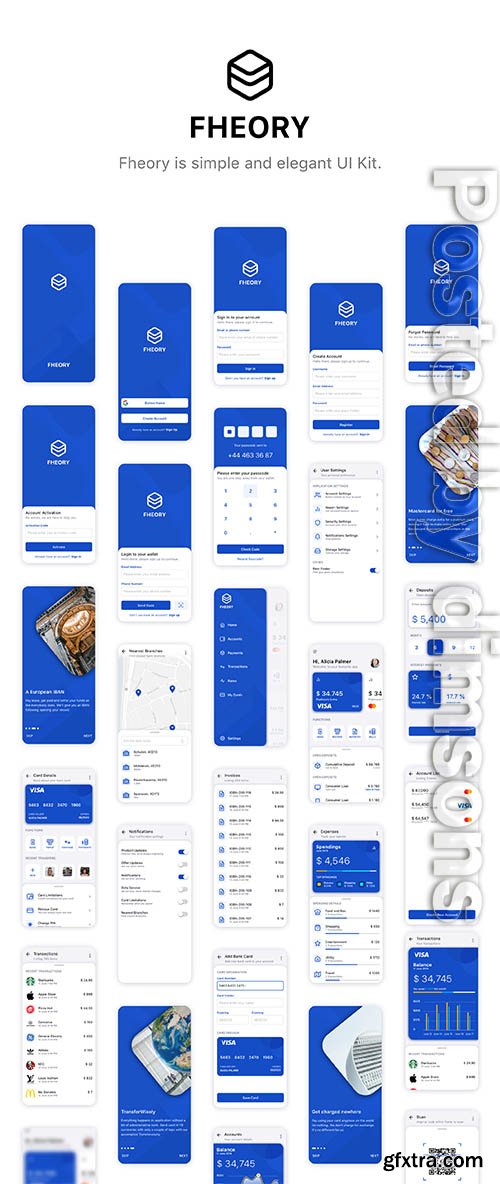 Fheory Financial iOS UI Kit