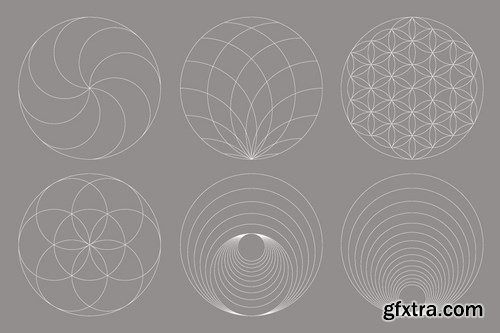 Circular Geometric Overlays