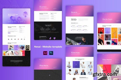 Creative agency Website Templates Pack