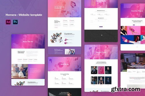 Creative agency Website Templates Pack