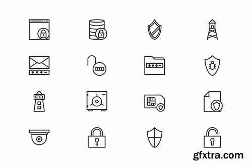 Security Icons (60 Icons)