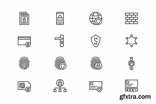 Security Icons (60 Icons)