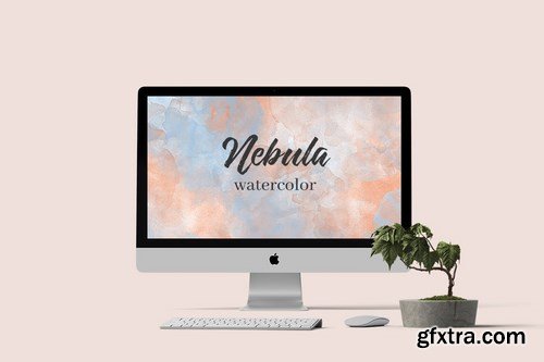 Nebula Watercolor Background Set Vol. 1