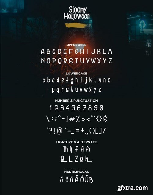 Gloomy - Halloween Font