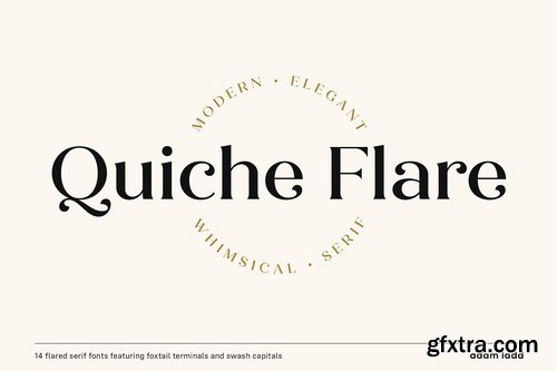 CM - Quiche Flare Font Family 4215403