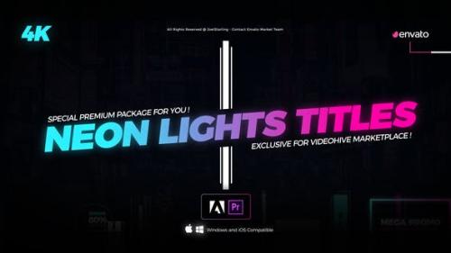 Udemy - Neon Light Titles for Premiere