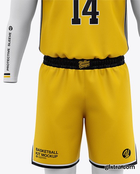 Men’s Basketball Kit Mockup - Front View 50232