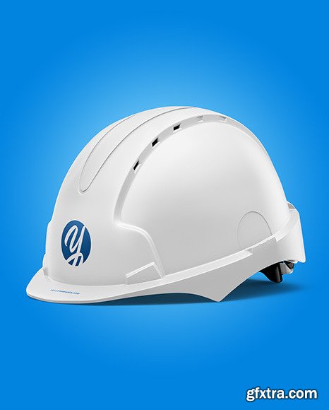 Matte Hard Hat Mockup 50283