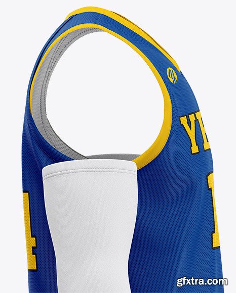 Men’s Basketball Kit Mockup - Side View 50254