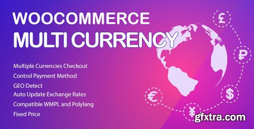 CodeCanyon - WooCommerce Multi Currency v2.1.6.9 - Currency Switcher - 20948446