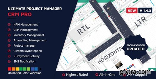 CodeCanyon - Ultimate Project Manager CRM PRO v1.4.3 - 16292398 - NULLED