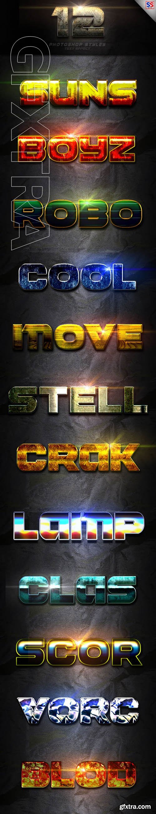 GraphicRiver - 12 Photoshop text Effect Vol 5 23104860