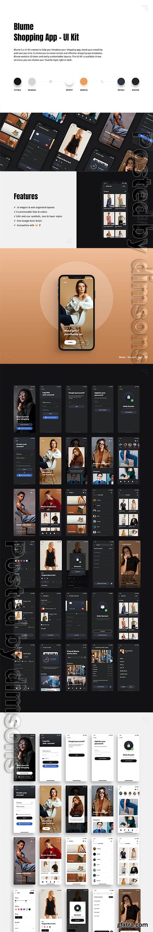 Blume - Shopping App UI Kit