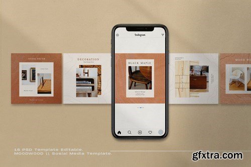 WOOD MOOD - Social Media Template