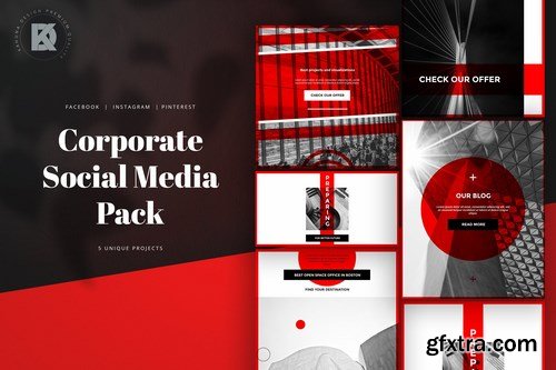 Corporate Banners Social Media Pack