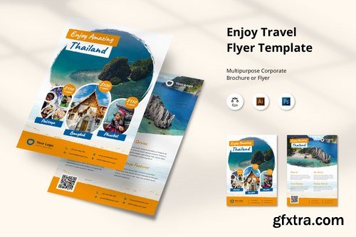 Enjoy Traveling Flyer Template