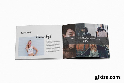 Fashion Lookbook A5 Brochure