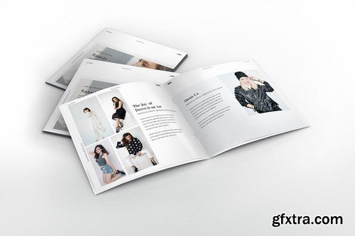 Fashion Lookbook Square Brochure