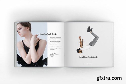 Fashion Lookbook Square Brochure