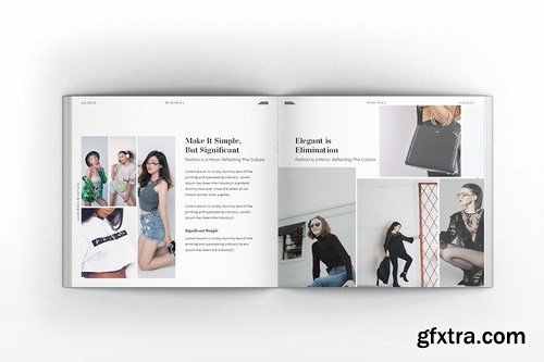 Fashion Lookbook Square Brochure