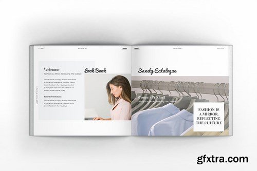 Fashion Lookbook Square Brochure