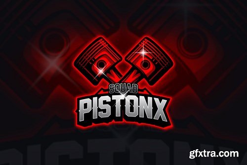 Piston - Mascot & Esport Logo