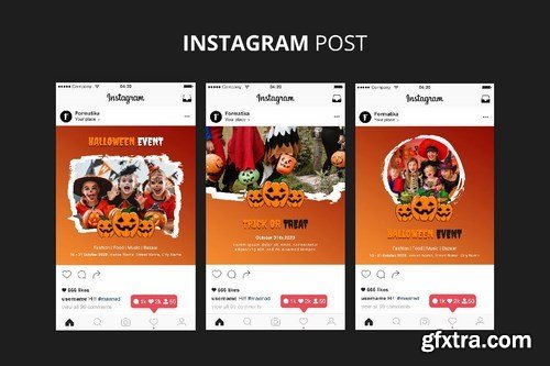 Halloween Instagram Post Banner