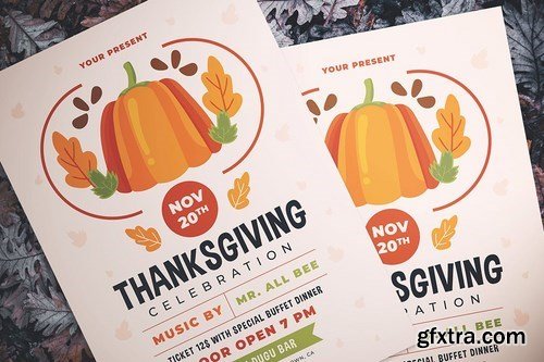 Thanksgiving Celebration Flyer