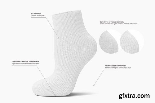 Socks 3d Mockup