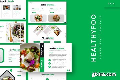 Healthyfoo - Powerpoint Google Slides and Keynote Templates