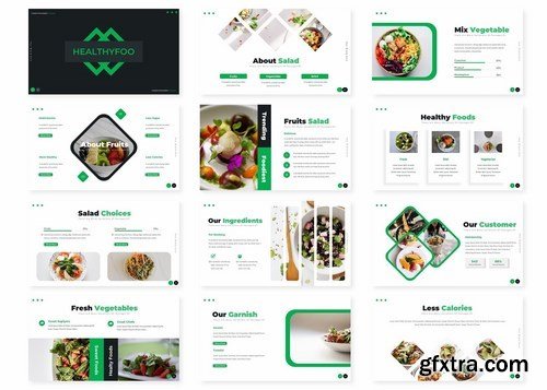 Healthyfoo - Powerpoint Google Slides and Keynote Templates