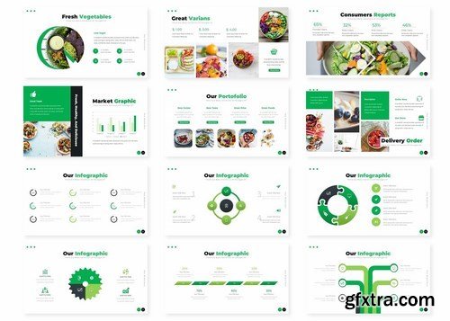 Healthyfoo - Powerpoint Google Slides and Keynote Templates