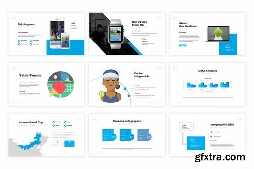 Tennice Powerpoint Google Slides and Keynote Templates