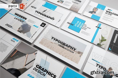 NEW TYPOGRAPHY - Powerpoint and Keynote Templates