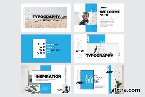 NEW TYPOGRAPHY - Powerpoint and Keynote Templates