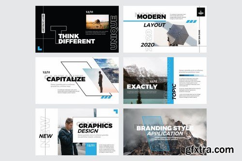 NEW TYPOGRAPHY - Powerpoint and Keynote Templates