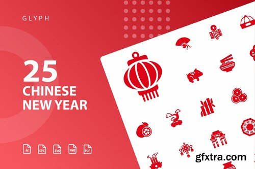 Chinese New Year Icons Bundle