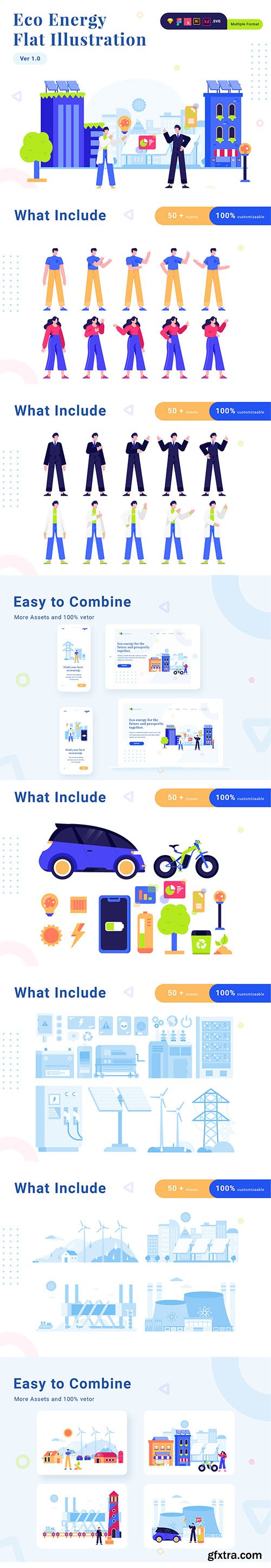 Renewable Energy Illustration Kit Vol 1.0