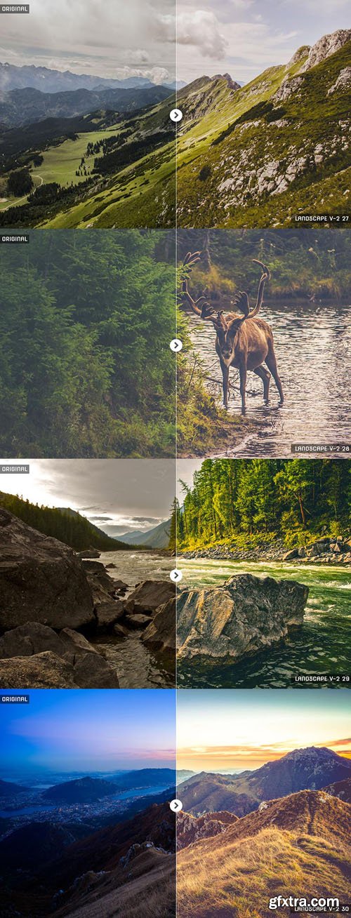 30 Landscape Lightroom Presets v2