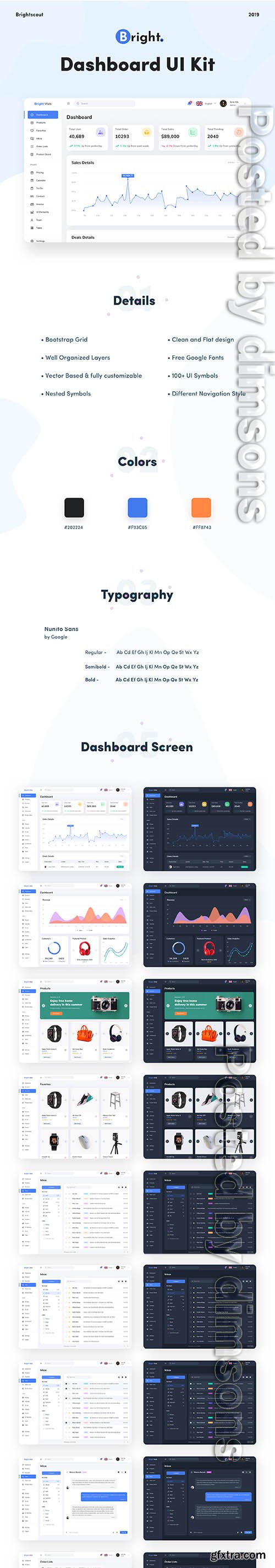 Bright Web Dashboard UI Kit